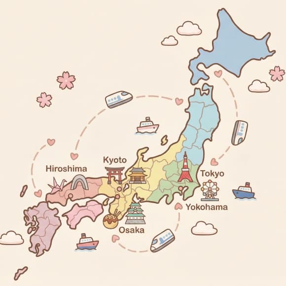 Itinerarios y rutas de viaje